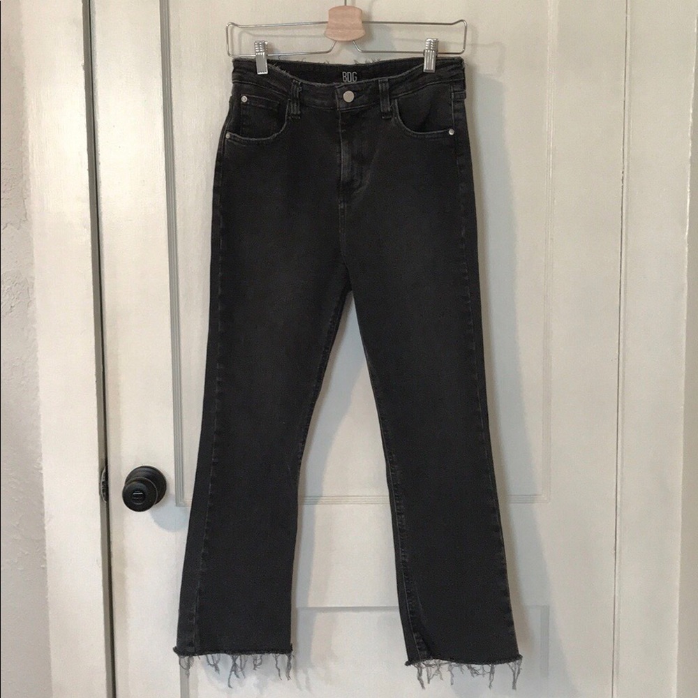 BDG Kick Flare High Rise Cropped Jean